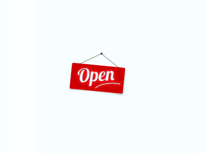 Open sign