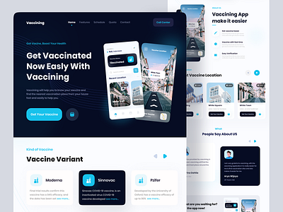 Vaccining - Vaccine Landing Page