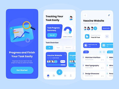 Task Management App by Arya Wijaya Kusuma for SUB-X on Dribbble