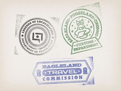 MOTHER 2 passport stamps