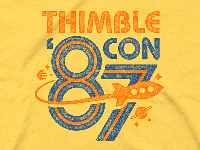 Thimbleweed Park - Thimblecon '87 T-shirt 80s 87 park retro t-shirt thimblecon thimbleweed