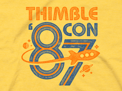 Thimbleweed Park - Thimblecon '87 T-shirt 80s 87 park retro t shirt thimblecon thimbleweed