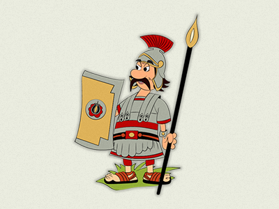 Roman soldier character design illustration roman roman army soldier szekler transylvania
