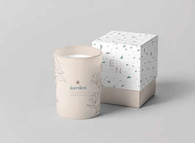 EDEN Candle co. design minimal packagedesign packaging