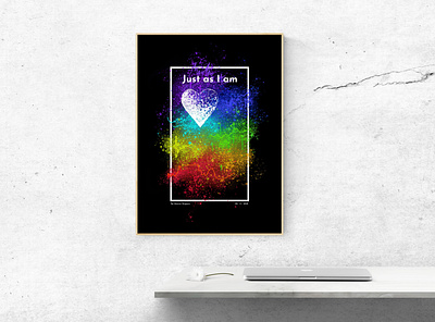 Just as I am design graphic design illustration poster typography vector