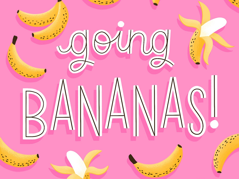 Going Bananas By Melissa Blair On Dribbble