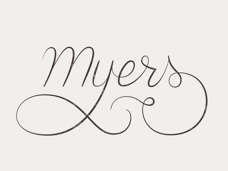 Myers by Katherine Shuler on Dribbble