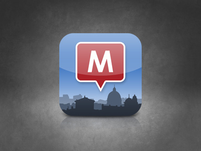 Metro AR app design icon invasivecode ios ipad iphone metro ar photoshop