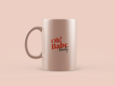 Oh!Babe Mugshot beauty beautybrand beautylogo beautysalon brand clean logo cleandesign minimal modernbrand retrologo salon logo