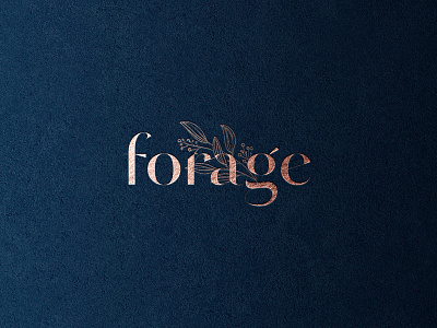 Forage Floristry Brand