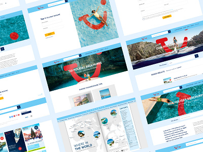TUI Brochure Ordering Microsite blue website clean clean website design digital microsite digital product holiday holiday brochure landing page madebyswish modern search results travel website ui ux web design website
