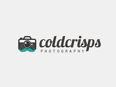 Coldcrisps Photography branding camera coldcrisps design designbyeh logo mustashe photography vector