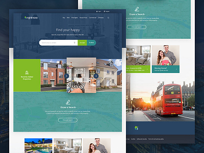 Rightmove Homepage concept design designbyeh estate agent housing modern real estate rightmove ui ux web website