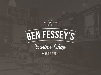 Barber Shop Branding barber shop beauty brand branding designbyeh hair logo logo design modern vintage retro shop vintage