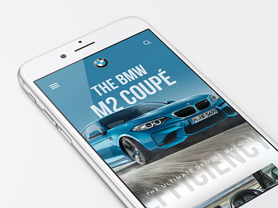 BMW Website Mobile automotive bmw car website clean designbyeh drive mobile modern responsive ui ux