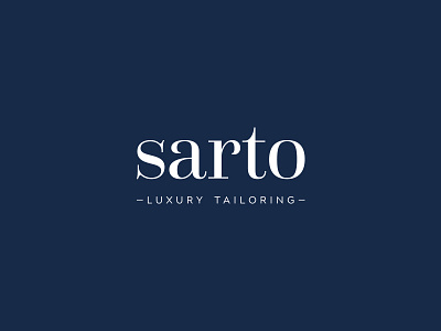 Sarto Branding blue branding limely logo luxury sarto serif tailor tailoring