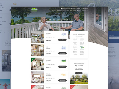 Thornley Holiday Home Ownership Template agency caravan clean holiday park leisure limely thornley ui ux wales website