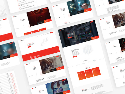 Data-Shield Internals about page clean ui cloud hosting corporate design illustration internal it modern red services support ui ux website