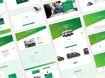 RSV Rentals Website automotive website car hire clean madebyswish modern rentals website ui ux van hire van website web design website website design