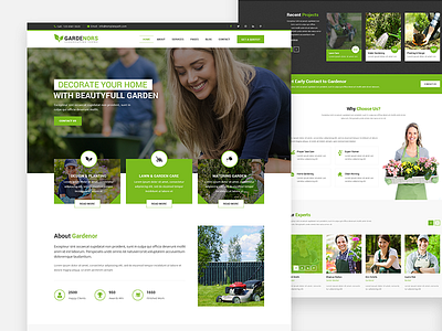 Gardening - Gardening and Landscaping HTML Template