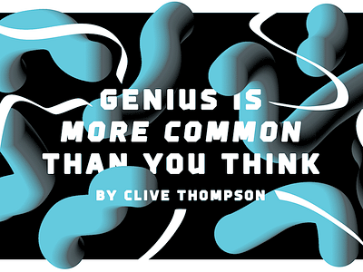 92Y Genius Week: "Genius is more common than you think"