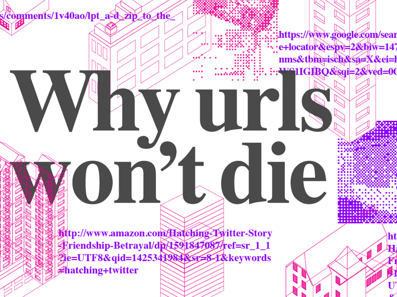 Why Urls Won't Die art blog digital domain editorial internet medium publication url web