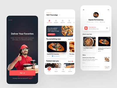 Food delivery app