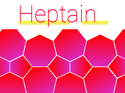 Abstraction Heptain abstract background