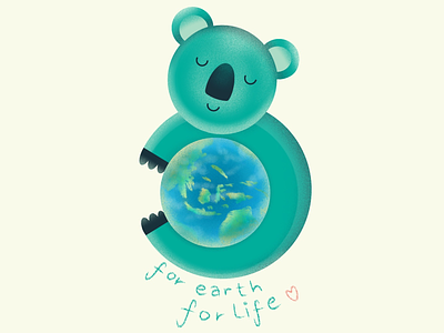 For Earth, for Life 🌏 drawing gogreen humanity illustration save animal save earth save planet