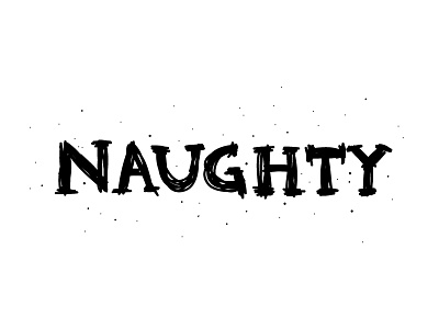 Naughty christmas coal drawn hand list naughty type