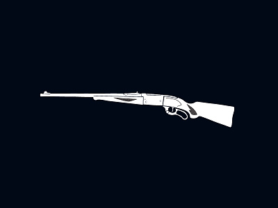 Savage Model 99 gun illustration lever nashville print rifle screen shirt shoot