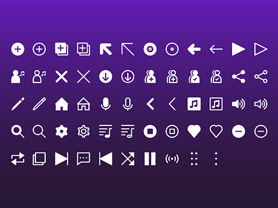 Mellodee App — Custom Icon Set