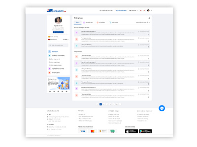 Notification ui ux web