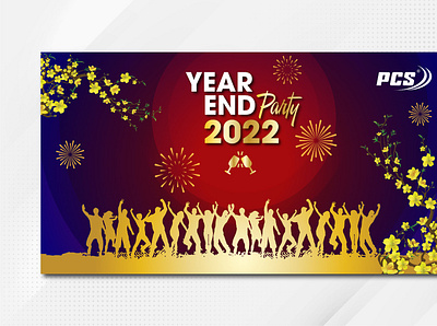 Year end Party graphic design