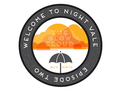 The Glow Cloud cloud logo seal welcome to night vale