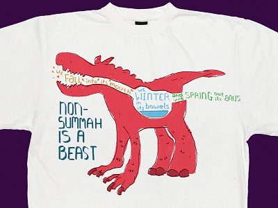 Non-Summah beast brushes photoshop summah tshirt who charted