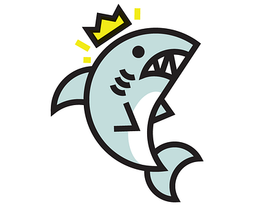 Big Shark illustration king shark vector