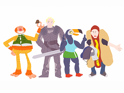 Big Rowdy Goobers brienne of tarth game of thrones i think you should leave illustration missing link tim robinson tuca tuca and bertie