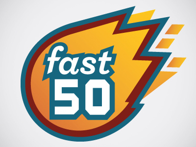 Fast 50 logo comet fast 50 logo typography