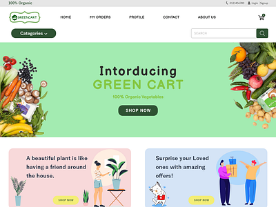 landing page