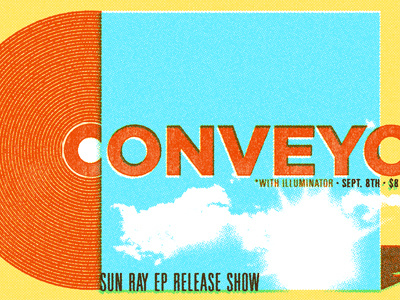 Conveyor EP release show poster