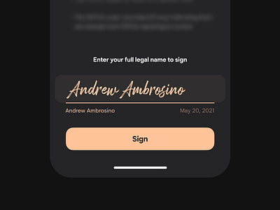Smooth Signing adaptive agreements app fintech insurance legal mobile personalization signature