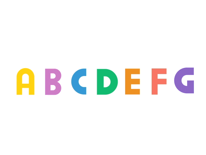 Monster Alphabet (WIP) a adobe after effects alphabet b colors illustration monster