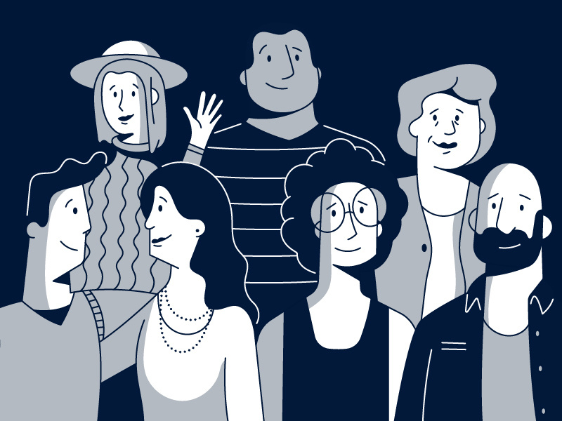 Just a Bunch of Folks by Nick Fairbanks on Dribbble