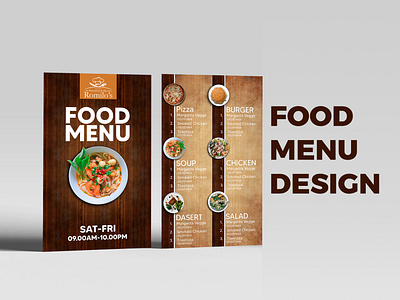 FOOD MENU DESIGN