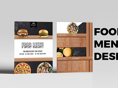 FAST FOOD MENU DESIGN