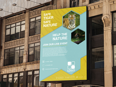 POSTER ABOUT TIGER AND NATURE