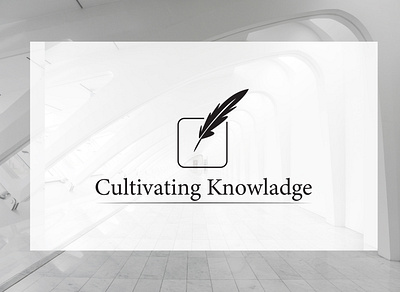 Cultivating Knowledge Education Logo app blog branding bright brunch corporate corporate identity course education elegant environment flat friendly growth happy lesson organization realistic school science