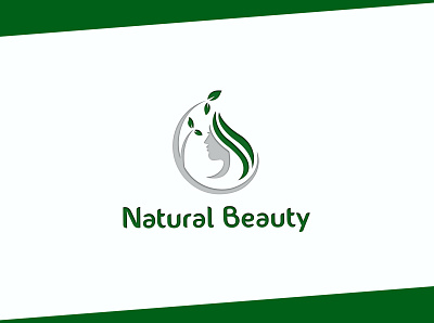 Natural Beauty Logo beautiful beauty beauty hair body shop boutique cosmetic family girl girls hair logo hairstyle hotel human leaf love natural beauty relax shop shoping spa