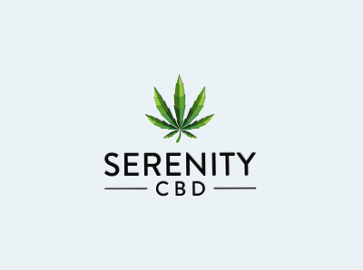 Serenity CBD Logo cannabis cannabis leaf care doctor drugs editable letter health herb herbal leaf letter marijuana medical medicinal medicine natural nature plant production smoke